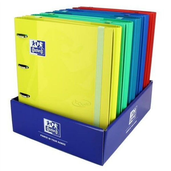 Ring binder Oxford Multicolour A4+ (10Units)