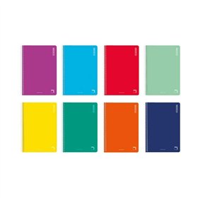 Notebook Pacsa Basic Multicolour Din A4 80 Sheets 21,5 x 31,5 cm 10 Pieces