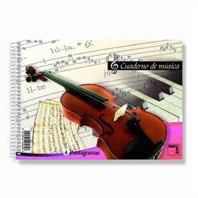 Music pad Pacsa Din A4 20 Sheets 20 Pieces