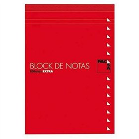 Notepad Pacsa 1/8" 1/8 80 Sheets 4 mm Printed grid 10 Pieces