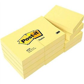 Sticky Notes Post-it Canary Yellow 38 x 51 cm 12 Units
