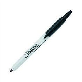 Permanent marker Sharpie Fine Retractable Black 12 Units