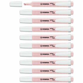 Fluorescent Marker Stabilo Swing Cool Pastel Pink 10 Pieces (1 Unit)