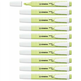 Fluorescent Marker Stabilo Swing Cool Lime green 10 Pieces
