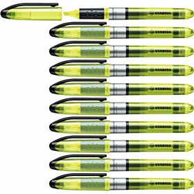 Fluorescent Marker Stabilo Navigator Yellow 10 Pieces (1 Unit)