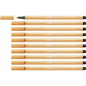 Felt-tip pens Stabilo Pen 68 Fluorescent Orange (10 Pieces)