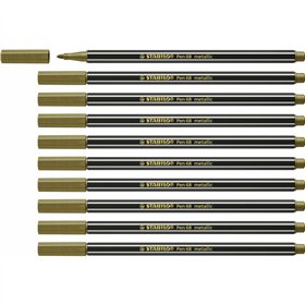 Felt-tip pens Stabilo Pen 68 metallic (10 Pieces)