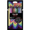 Set of Felt Tip Pens Stabilo Pen 68 ARTY 12 Pieces Multicolour