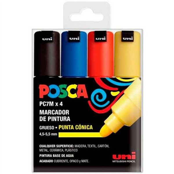 Set of Markers Uni-Ball PC-7M Basic Multicolour