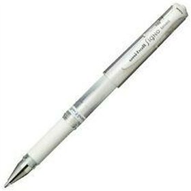 Liquid ink pen Uni-Ball Signo Broad UM-153 W White 0,6 mm (12 Pieces)