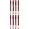 Liquid ink pen Uni-Ball Rollerball Signo Basicos UM-120 Red 0,5 mm (12 Pieces)