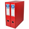 Lever Arch File Unipapel 2 Pieces Red A4 31,8 x 29 x 7,5 cm
