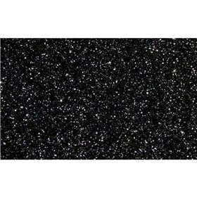 Eva Rubber Fama Glitter Black 50 x 70 cm (10 Pieces)