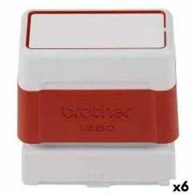 Stamps Brother 18 x 50 mm Red (6 Units)