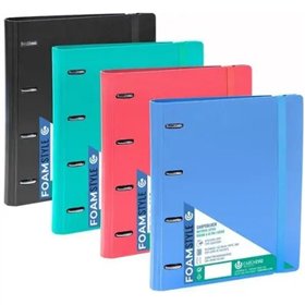 Ring binder Carchivo Multicolour A4 (8 Units)