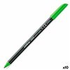 Felt-tip pens Edding 1200 Light Green (10 Units)