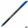 Felt-tip pens Edding 1200 Steel Blue (5 Units)
