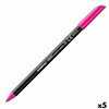Felt-tip pens Edding 1200 Magenta (5 Units)