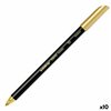 Marker pen/felt-tip pen Edding 1200 Golden (10 Units)