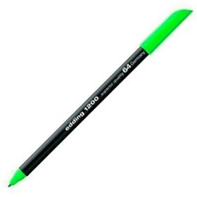 Felt-tip pens Edding 1200 Green (10 Units)