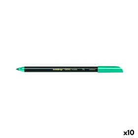 Marker pen/felt-tip pen Edding 1200 Metallic Green (10 Units)