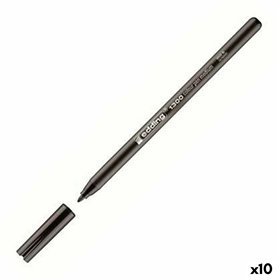 Felt-tip pens Edding 1300 Black (10 Units)