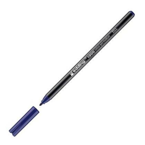 Marker pen/felt-tip pen Edding 1300 Blue (10 Units)