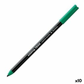 Felt-tip pens Edding 1300 Green (10 Units)