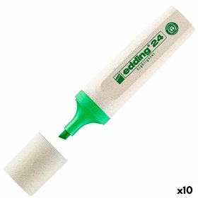 Fluorescent Marker Edding EcoLine 24 Light Green (10 Units)