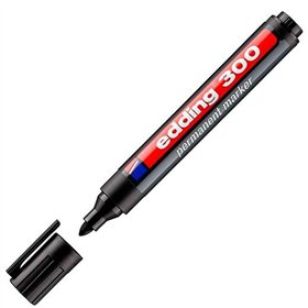 Permanent marker Edding 300 Black (10 Units)