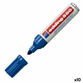 Permanent marker Edding 550 Blue (10 Units)