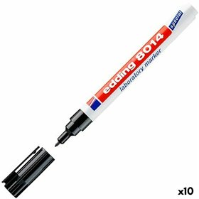 Permanent marker Edding 8014 Black (10 Units)