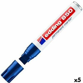 Permanent marker Edding 850 Blue (5 Units)