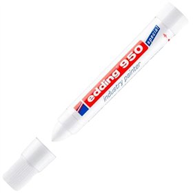 Permanent marker Edding 950 White 10 Pieces (10 Units)