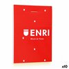 Notepad ENRI Red A7 80 Sheets 4 mm (10 Units)