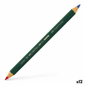 Pencil Faber-Castell 873 Color Blue Red (12 Units)