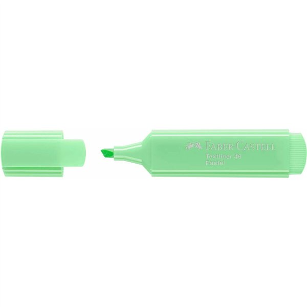 Fluorescent Marker Faber-Castell Textliner 1546 Cake Light Green (10 Units)