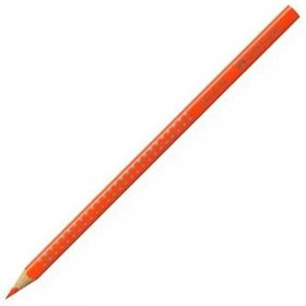 Colouring pencils Faber-Castell Colour Grip Dark Orange (12 Units)