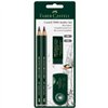 Pencil Set Faber-Castell Black (5 Units)