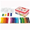 Set of Felt Tip Pens Faber-Castell Connector Metal Box Ballerina Multicolour (9Units)
