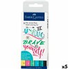 Set of Felt Tip Pens Faber-Castell Pitt Artist Calligraphy Case Cake (5 Units)