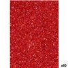Eva Rubber Fama Red 50 x 70 cm Glitter (10 Units)