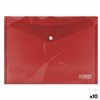 Document Holder Ingraf Plastic Red Clasp A4 (10Units)