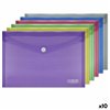Document Holder Ingraf Plastic Multicolour Clasp A5 (10Units)