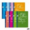 Notebook Lamela Multicolour Quarto (10 Units)