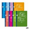 Notebook Lamela Multicolour Quarto (10 Units)