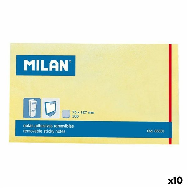 Sticky Notes Milan Yellow (10 Units)