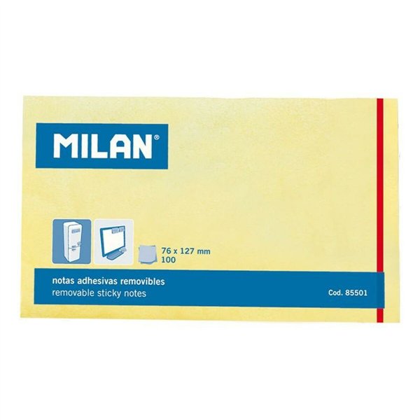 Sticky Notes Milan Yellow (10 Units)