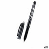 Pen MP Black Erasable ink 0,7 mm (12 Units)