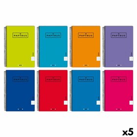 Notebook Papyrus 08-Uniclasic Quarto 80 Sheets (5 Units)